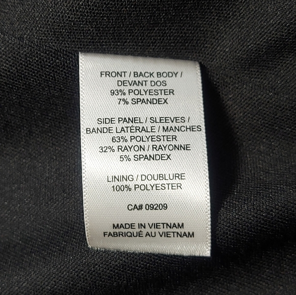 Cleo Open Front Floral Lined Black Pink Blazer Jacket, Medium - Picture 11 of 15